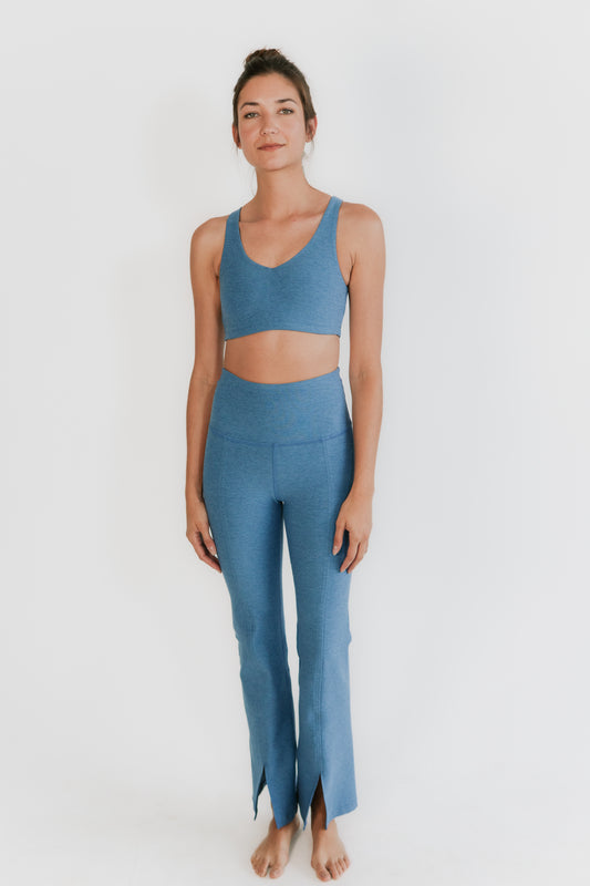 Softest Derma - Flare Leggings with a Twist