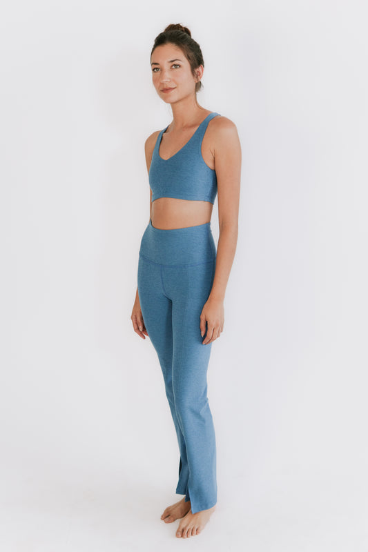 Softest Derma - Flare Leggings with a Twist