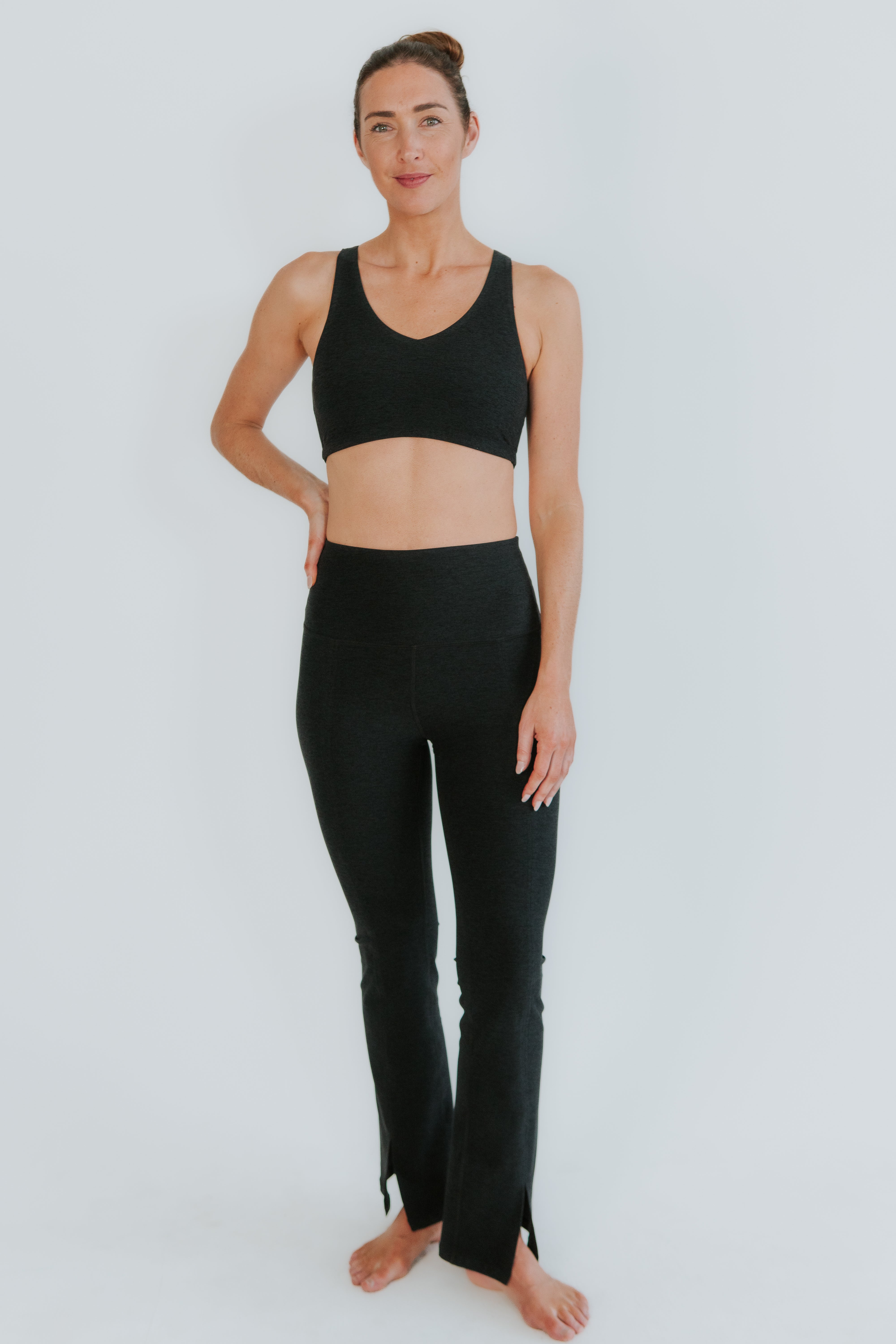 Softest Derma - Flare Leggings with a Twist – Chairez Villa